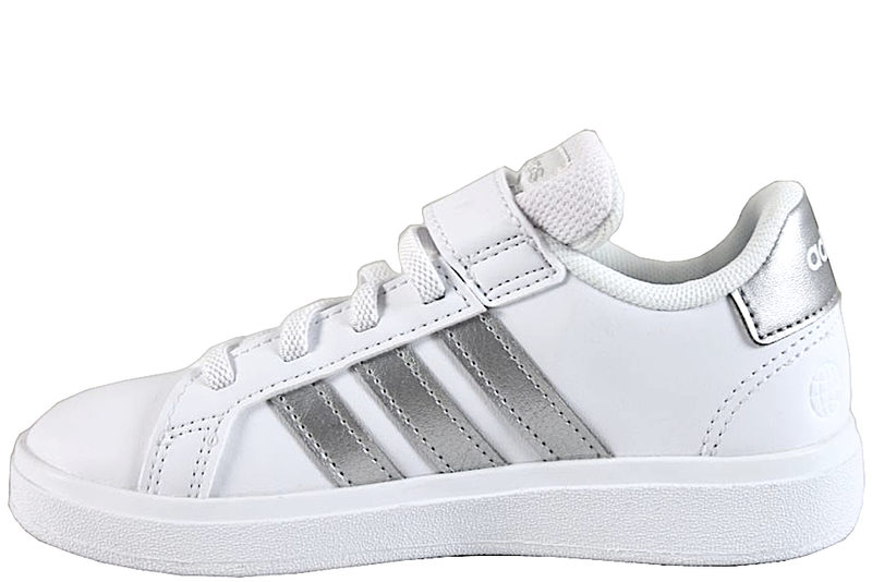 ADIDAS GRAND COURT 2.0 EL K FRITIDSSKO I HVIDT PU