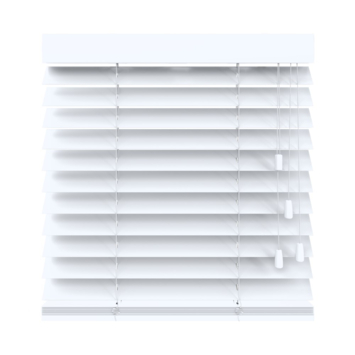 KARWEI houten jaloezie gewoon raam 28509 wit 70 mm op maat