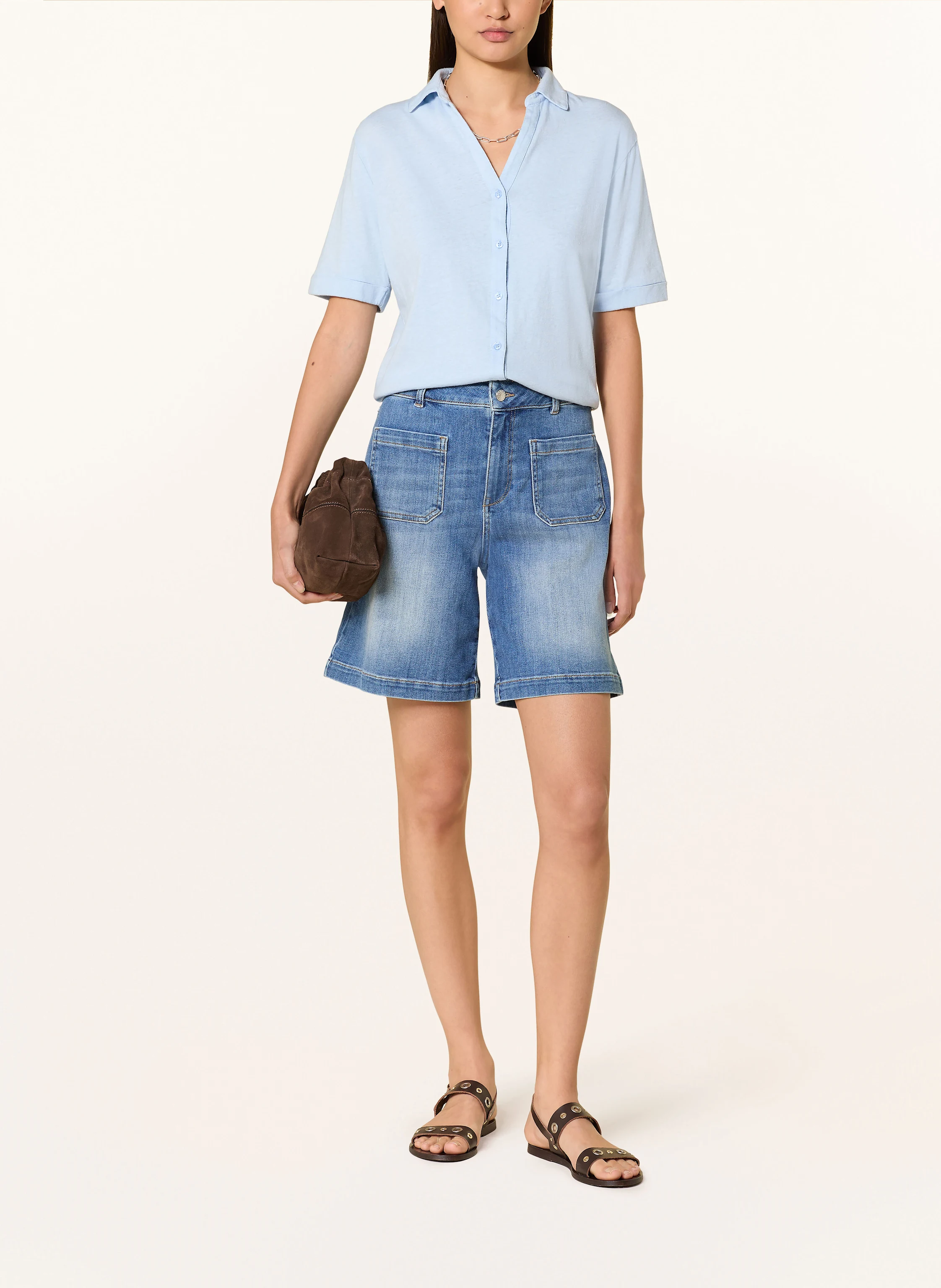 MOS MOSH Hemdbluse aus Jersey MMAILA