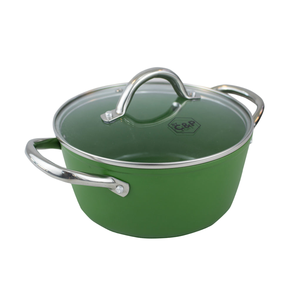 Go Green Kookpan met deksel 24 cm