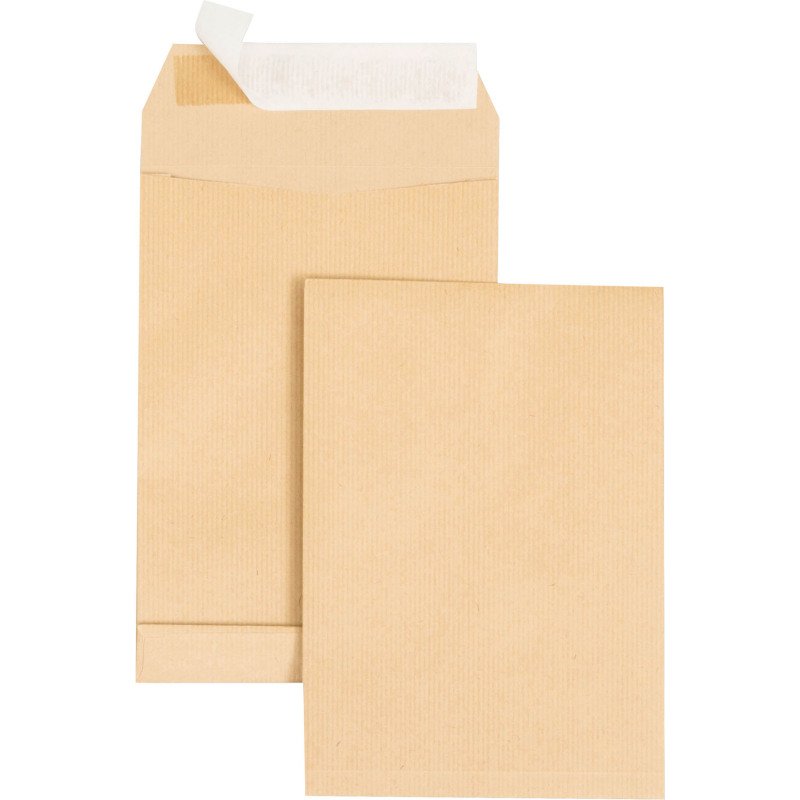 Pochette C5 - Soufflet 3 cm kraft brun 162 x 229 mm GPV 120 g sans fenêtre - Boîte de 250