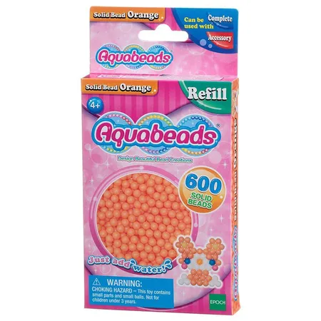 Aquabeads Orange Perlen, 600 Stück