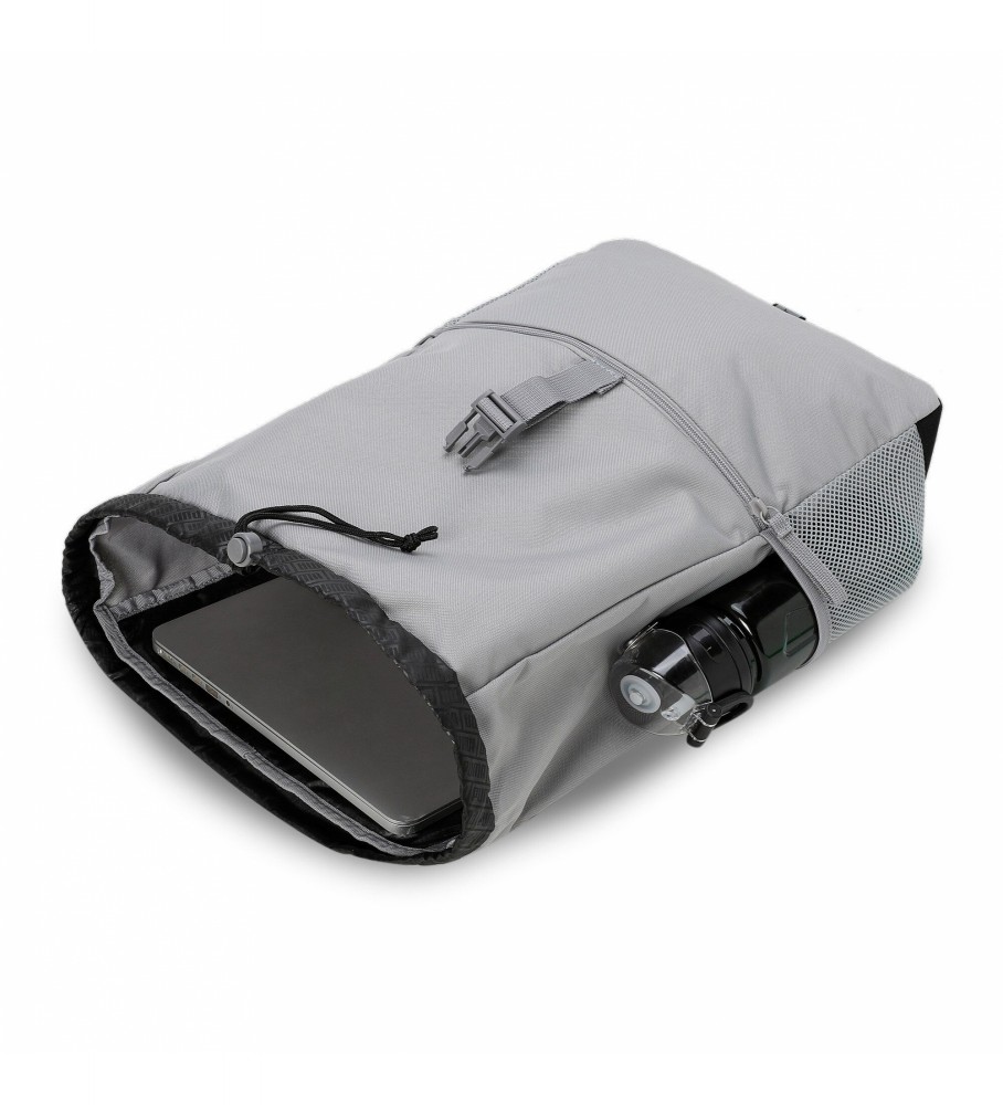 Mochila estilo Puma cinza