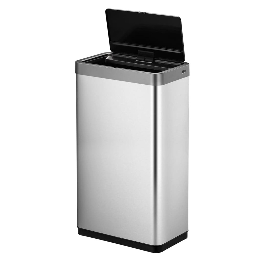 Poubelle à capteur mirage x 80 l argenté mat