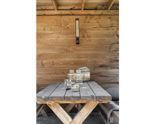 Eurom Slim 1500 terrasverwarmer, 1500 watt, inclusief afstandsbediening