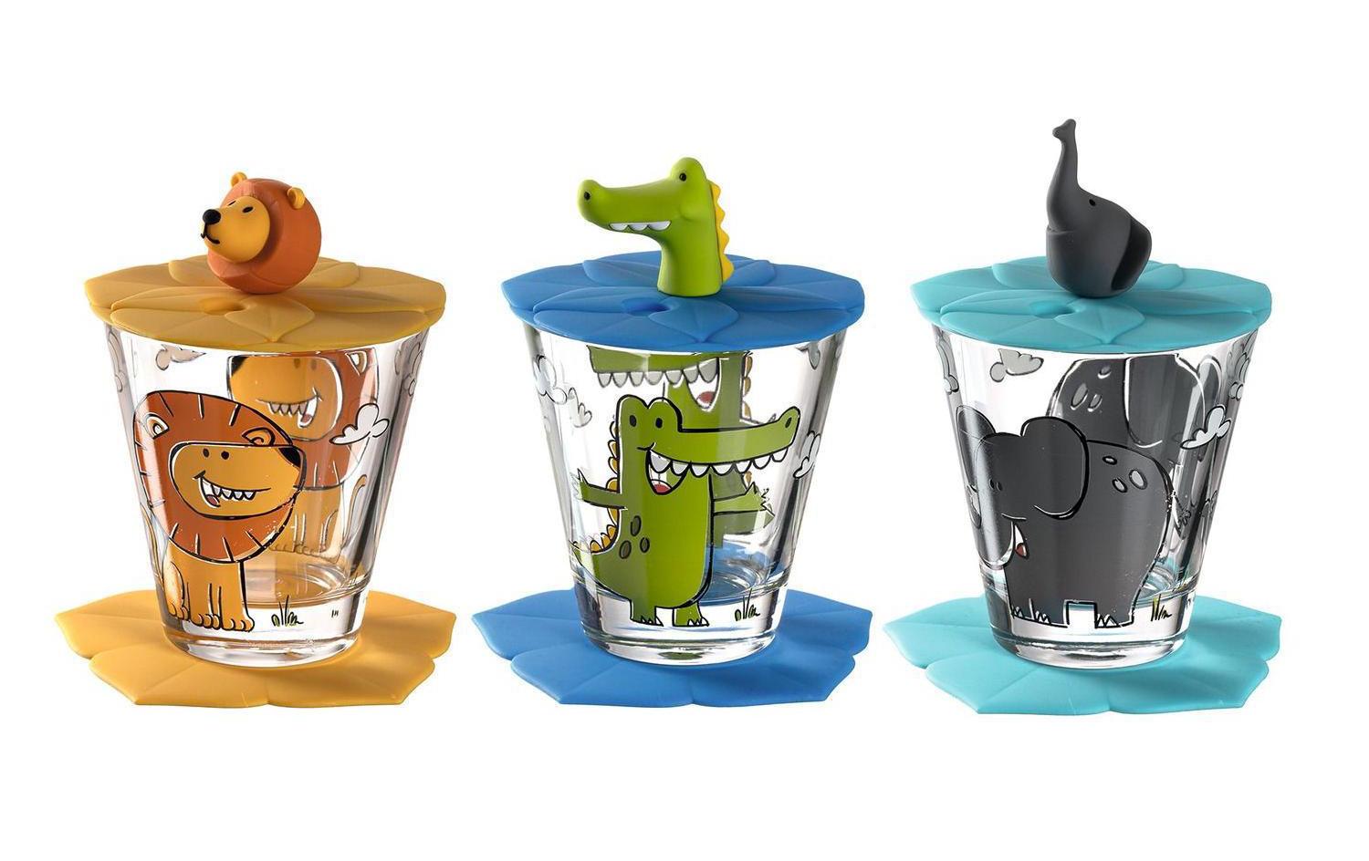 Kindertrinkglas Bambini 9-teiligKindergläser mit Tiermotiv
