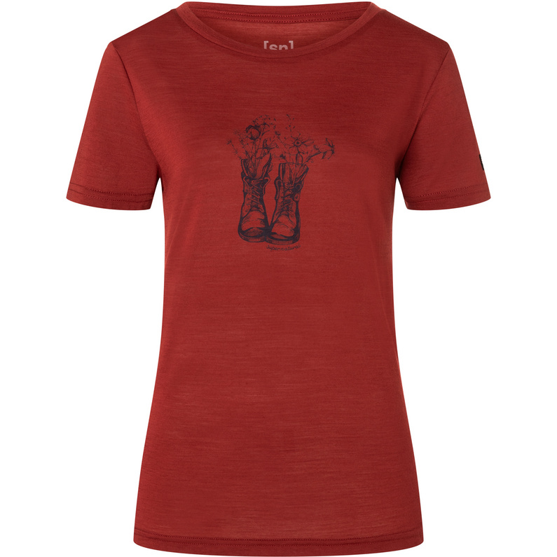 Super.Natural Damen Flower Boots T-Shirt
