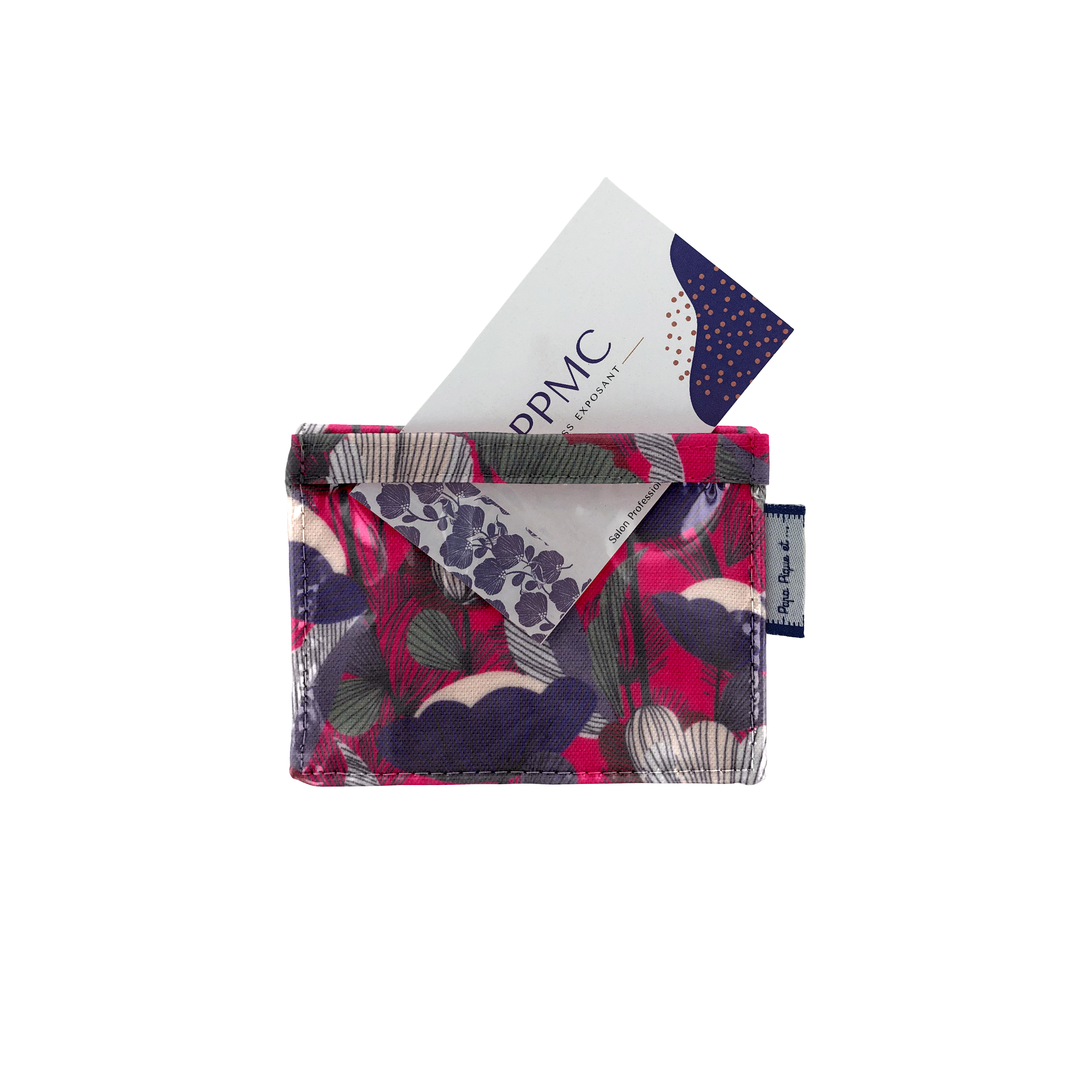 Porte Badge Pavot Fuchsia