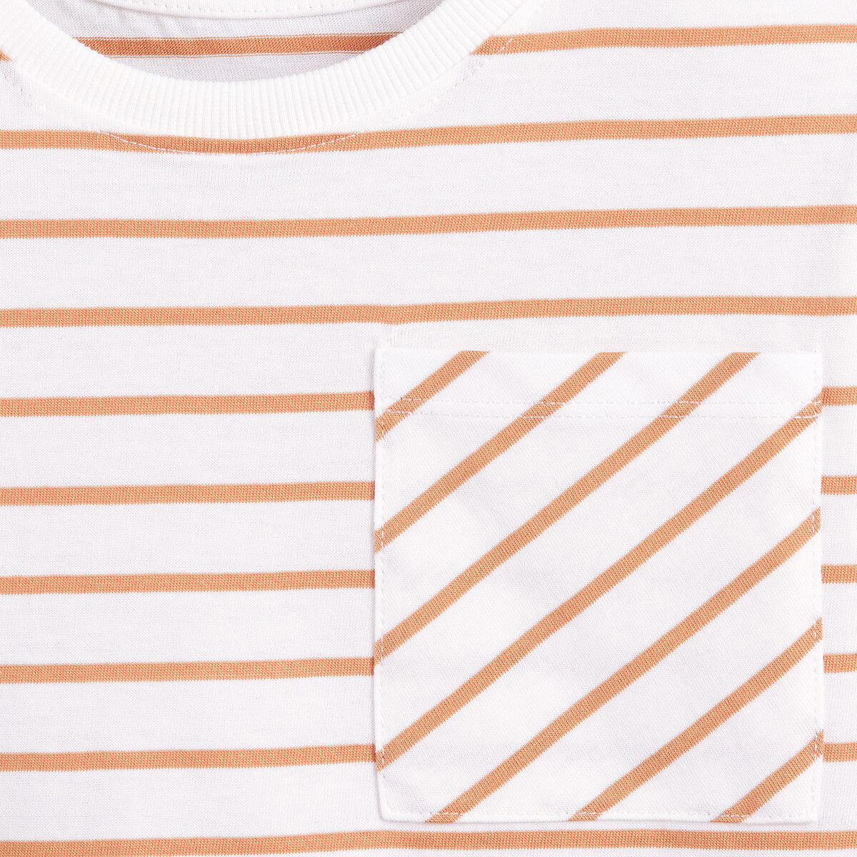 COLEÇÃO LA REDOUTE<br>Conjunto de 4 camisetas de gola redonda