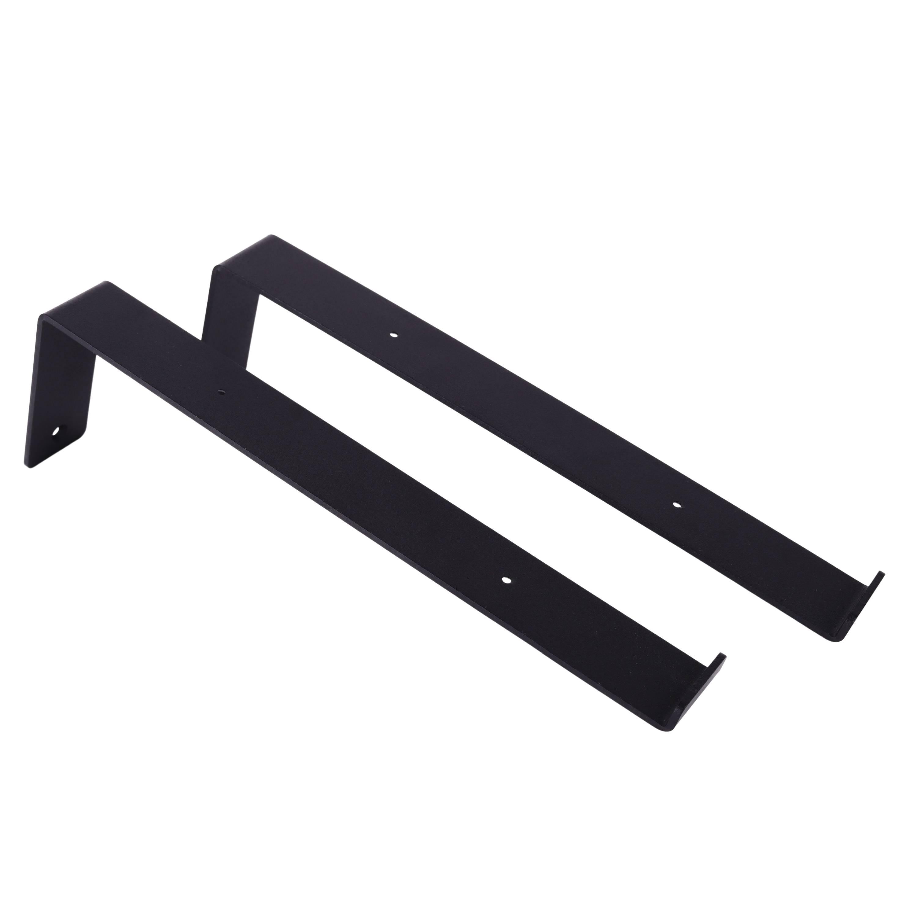 Gorillz Wagon Stalen Plankdragers voor Wandplank - 30 cm - Zwart