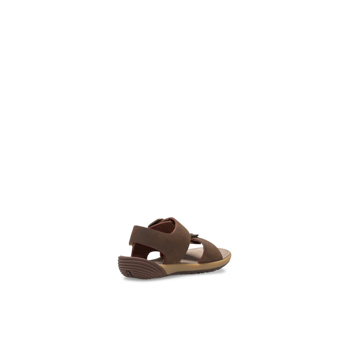 Facile à mettre-Bare-ib-Sandales à lanières - Talon plat - Marron