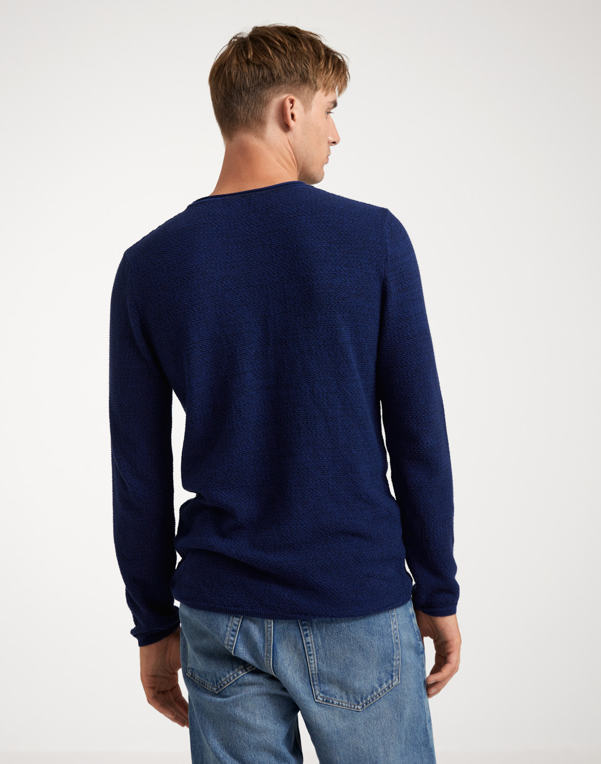 Sweater van gebreid katoen voor heren - Gratis Verzendi