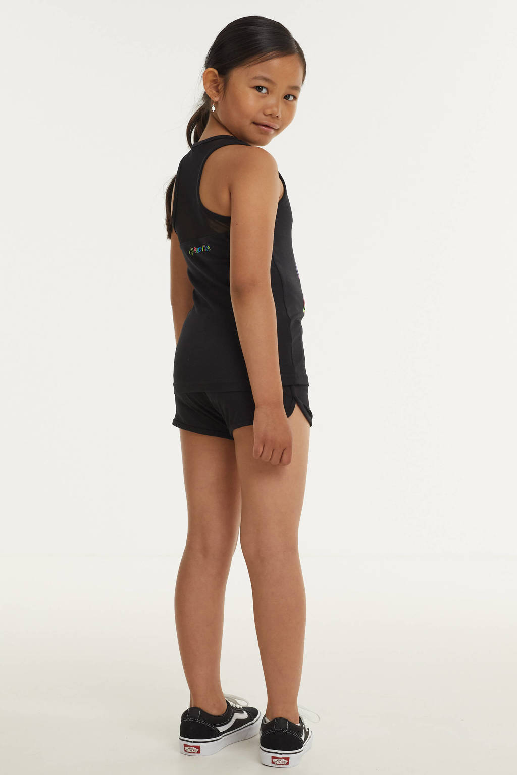 Papillon sporttop zwart/multi