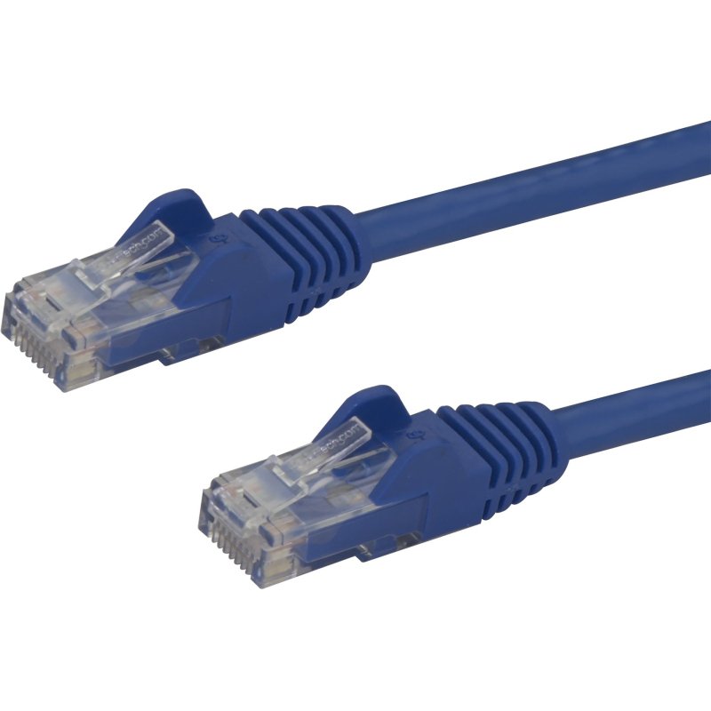 StarTech.com Câble réseau Cat6 Gigabit UTP sans crochet de 1m - Cordon Ethernet RJ45 anti-accroc - M/M - Bleu
