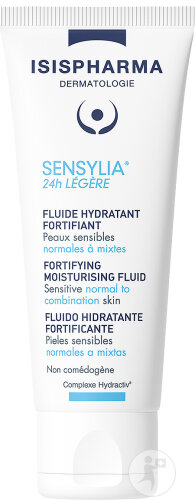 Isispharma Sensylia 24h Légère Fluide Hydratant Fortifiant Peaux Sensibles Normales À Mixtes 40ml