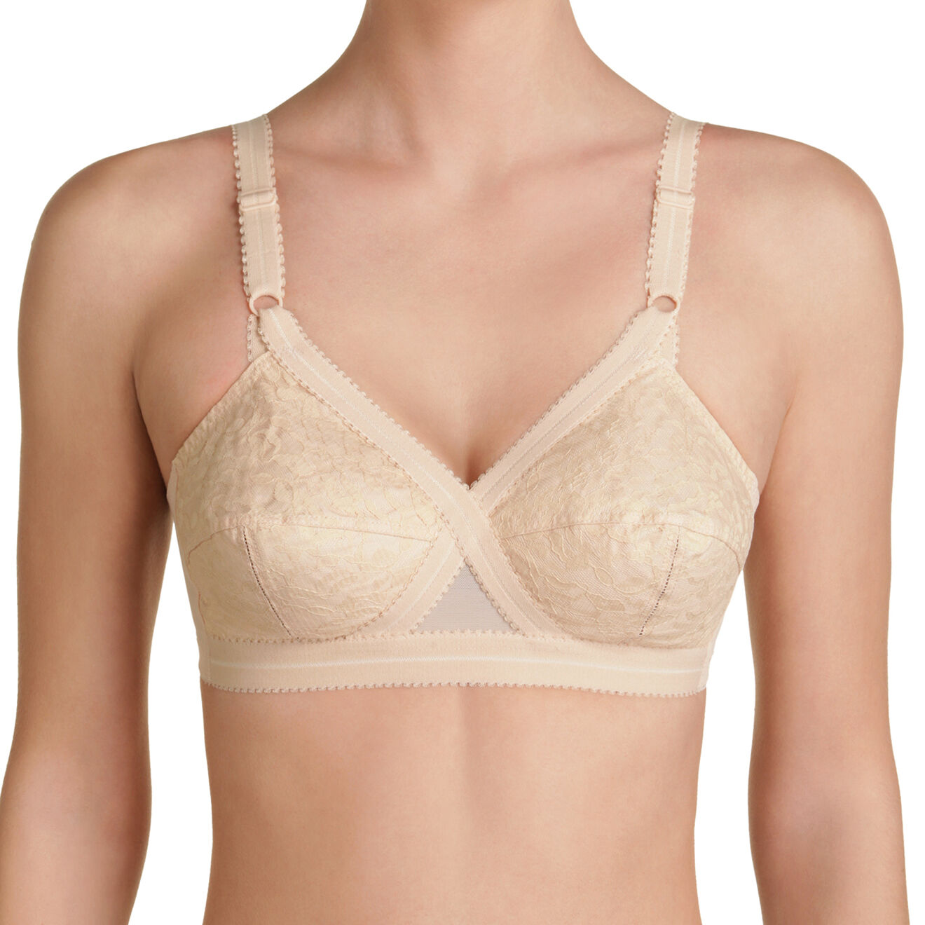 Playtex Soutien-gorge sans armatures Cœur Croisé beige