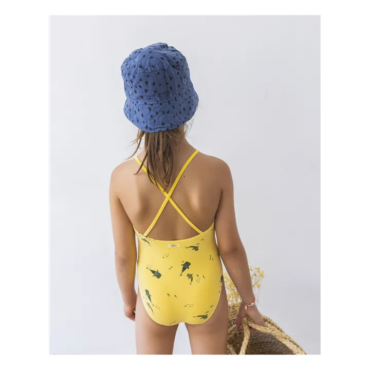 Búho Maillot de Bain 1 Pièce Coton Bio Ocean | Jaune
