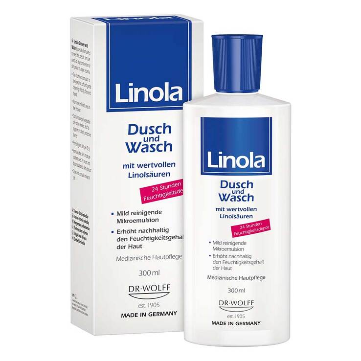 Linola Dusch und Wasch, 300 ml