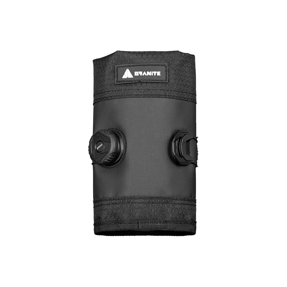 Granite Design Quiver Roll-up Zadeltas Zwart