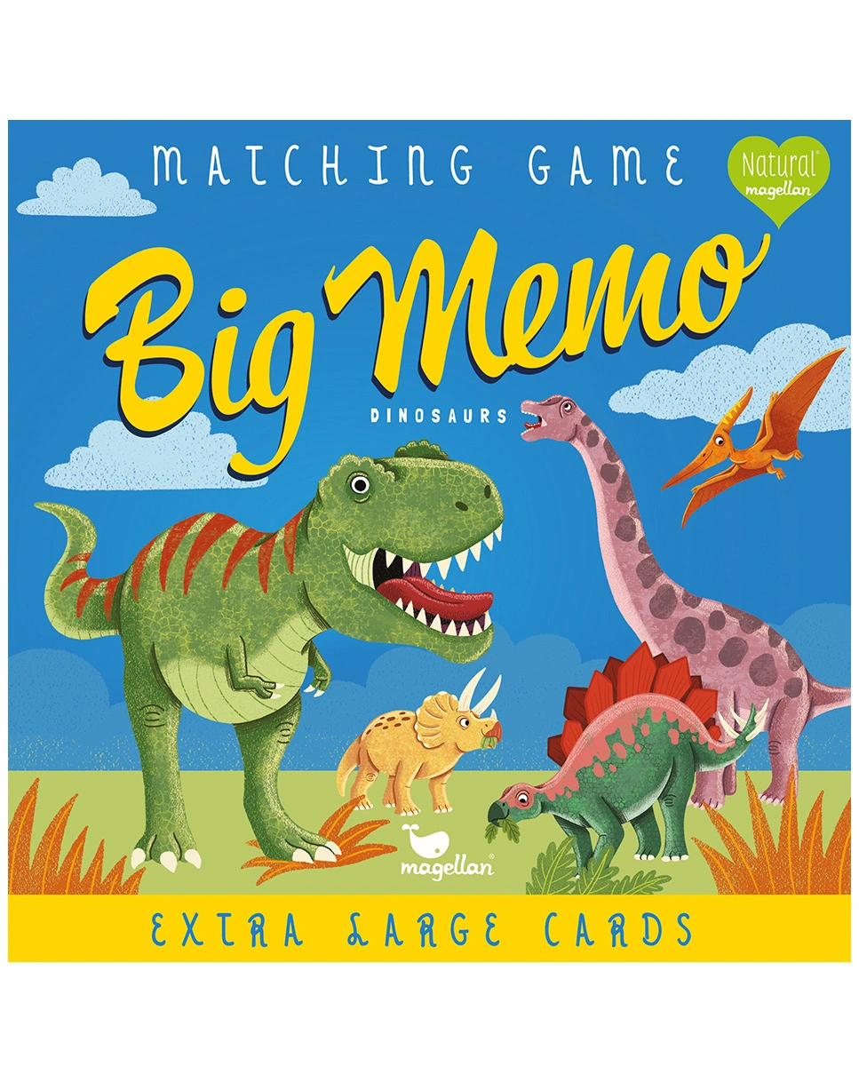Memospiel BIG MEMO - DINOSAURS 16-teilig