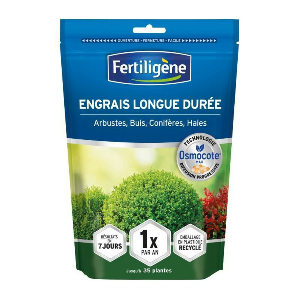 Fertiligene - engrais longue durée osmocote max arbustes, buis, coniferes, haies 700g