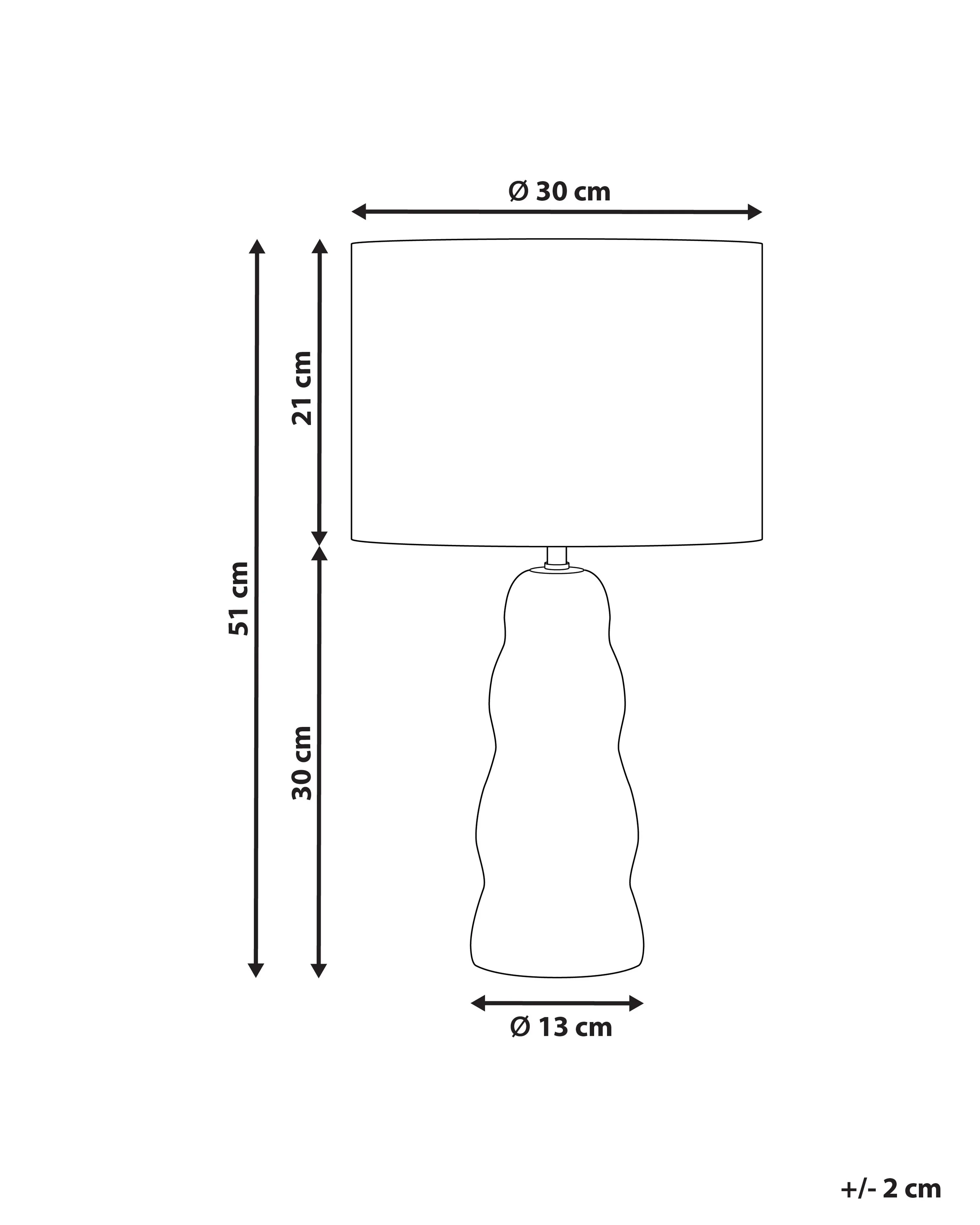 Tafellamp VILAR Keramiek Beige