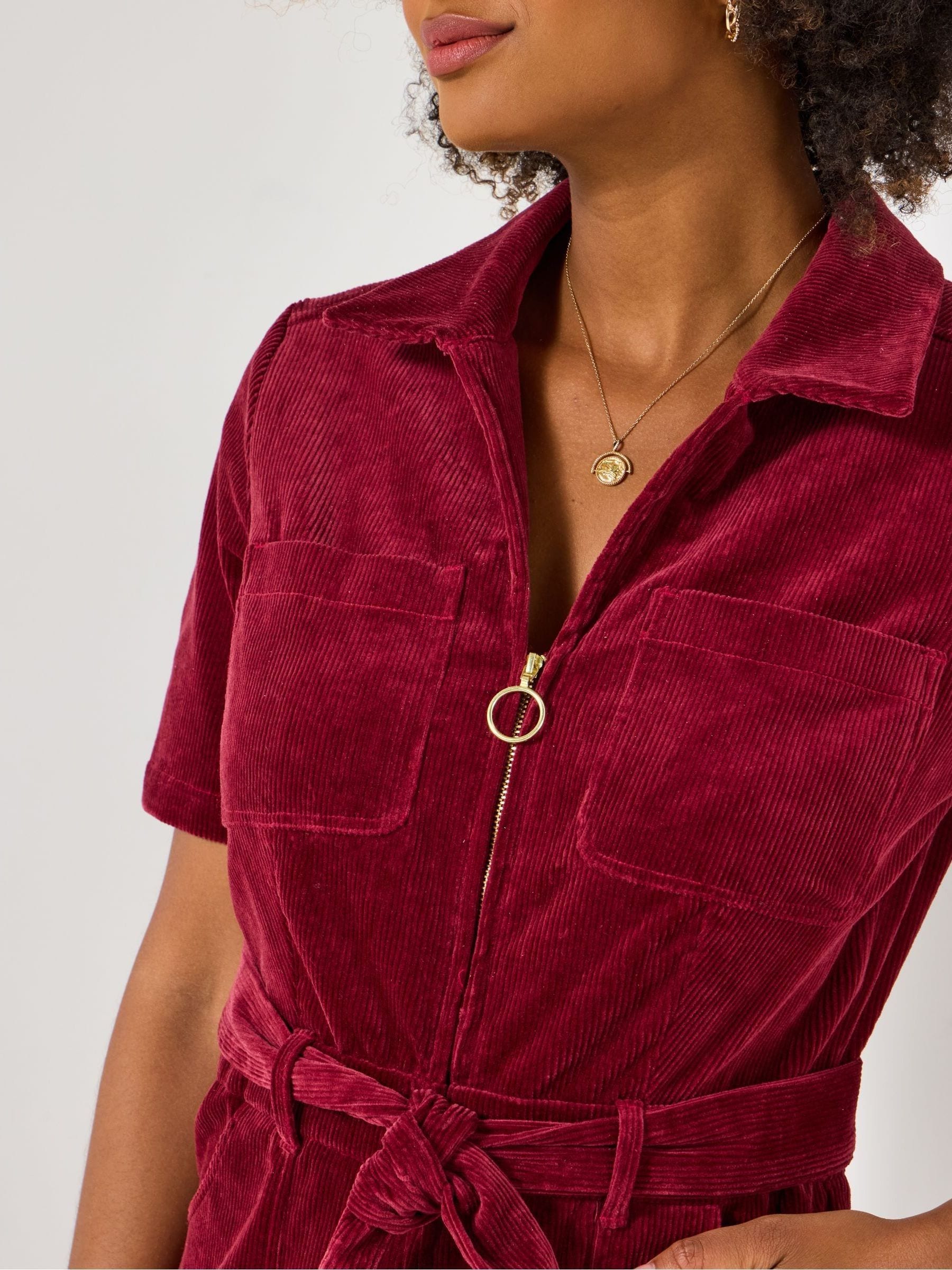 Joe Browns Belted Bootcut Cord Jumpsuit