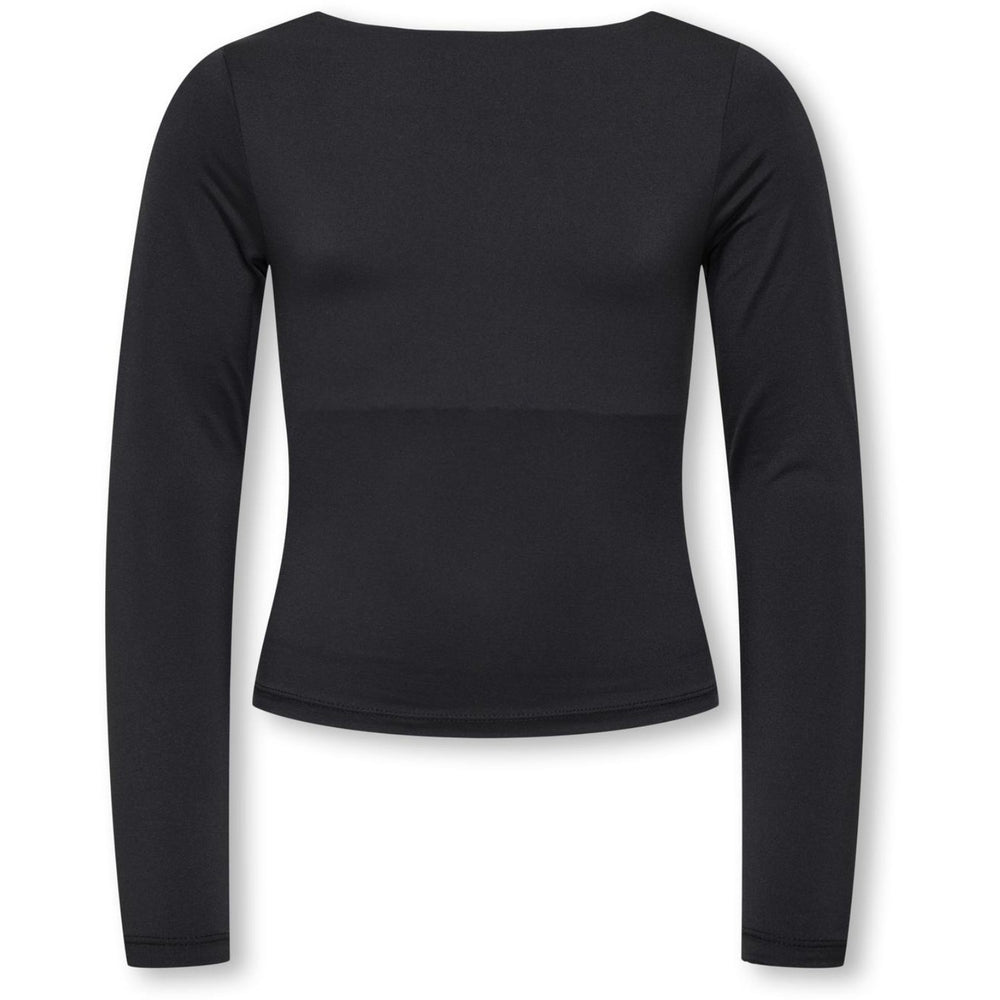 Køb kids ONLY Black Kogea L/S 2-Ways Fit Top Cs Jrs Noos