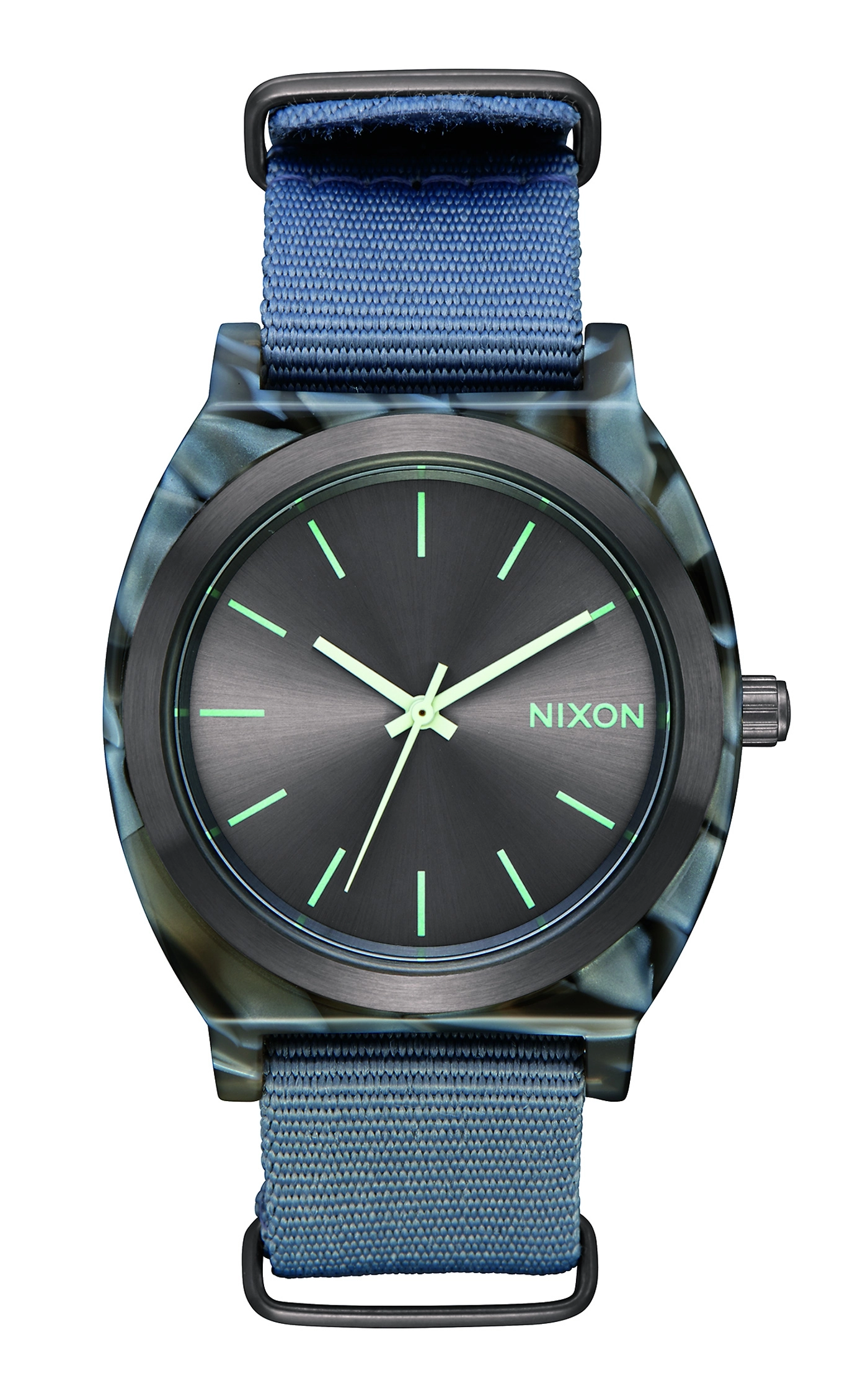 Nixon The Time Teller Acetate Gray / Gunmetal A3272635