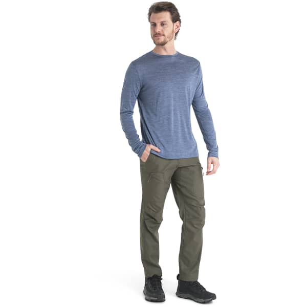 T-shirt randonnée ICEBREAKER M MERINO 125 COOL-LITE SPHERE III LS TEE DAWN HEATHER