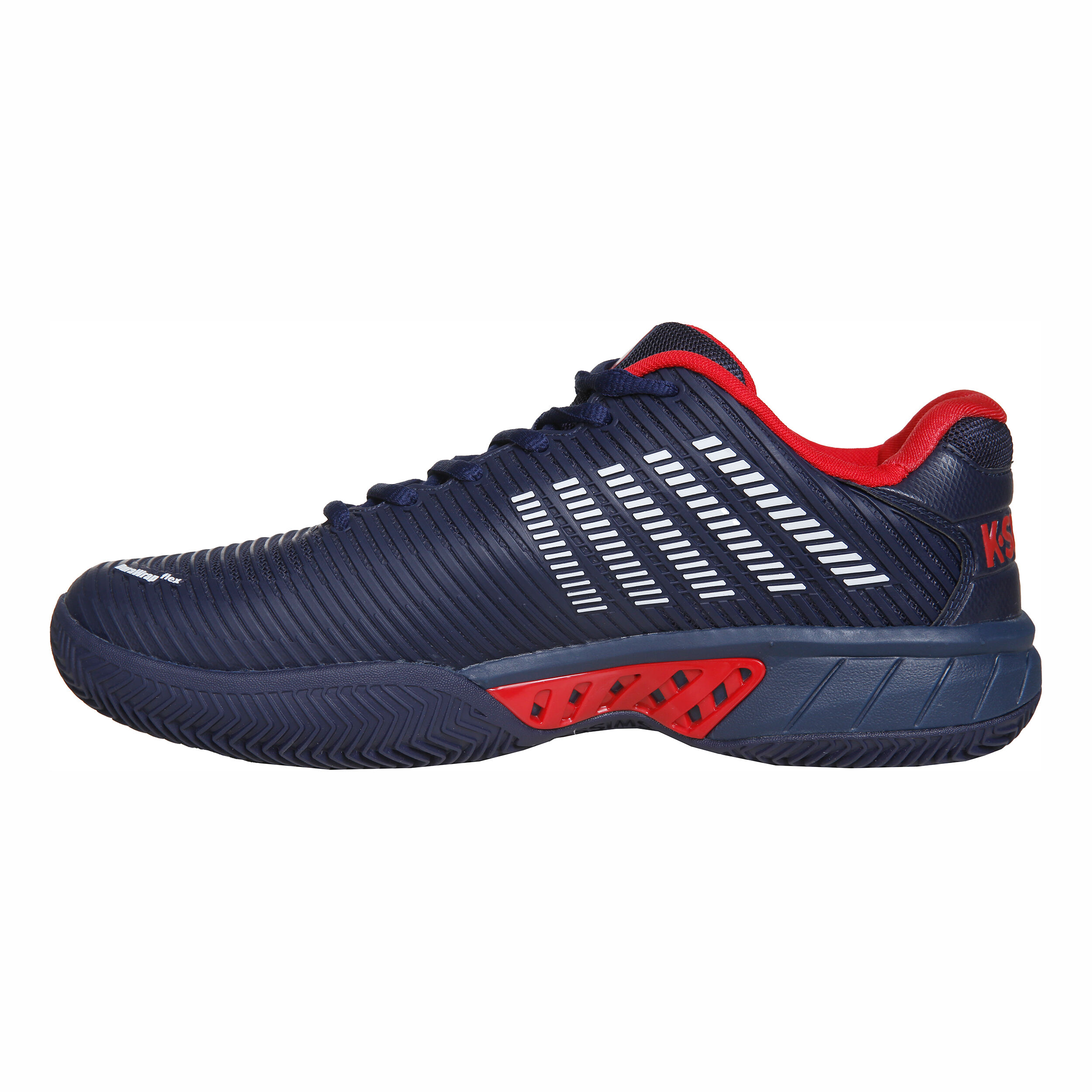 K-Swiss Hypercourt Express 2 Chaussure Terre Battue Hommes - Bleu Foncé , Rouge