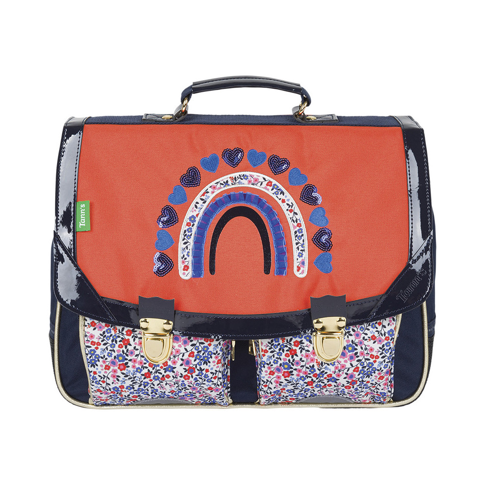 Cartable Jeanne bicolore