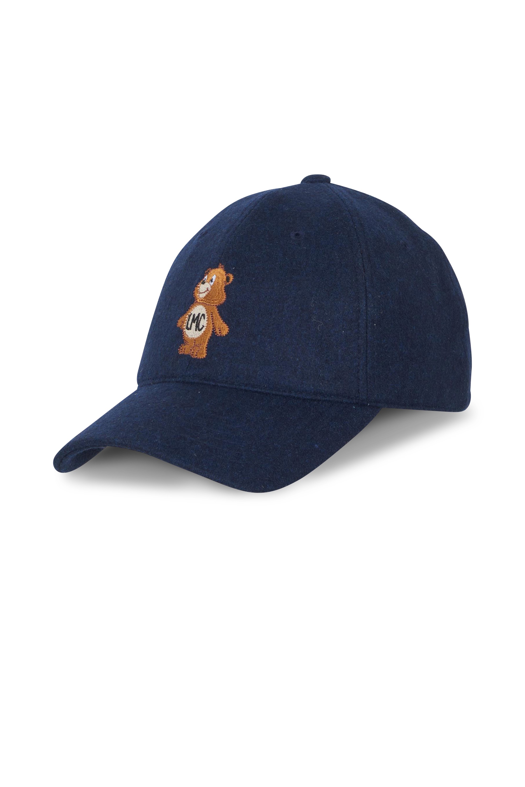 LOST MANAGEMENT CITIES Casquette EMB BEAR WOOL 6PANEL CAP Bleu