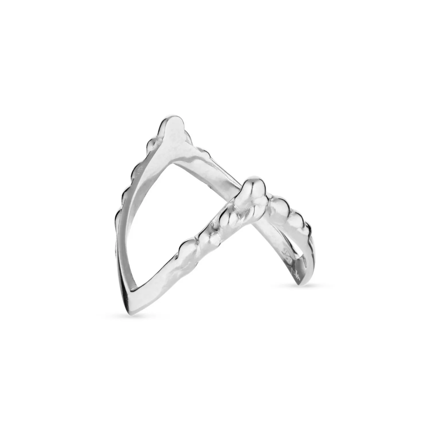 Jane Kønig Drippy V-Ring Ring Sølv DVR-AW22-S