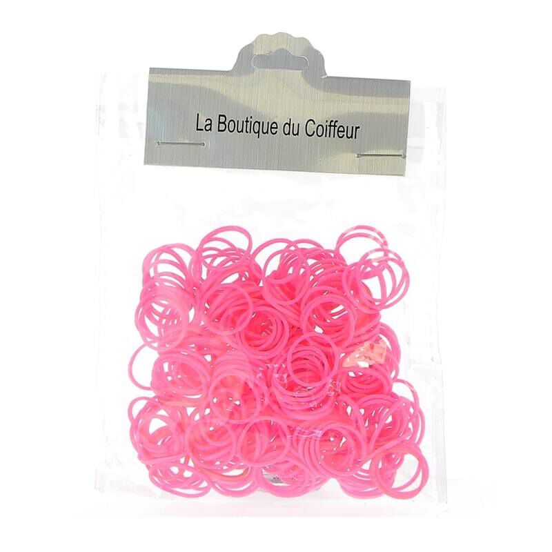 Mini élastiques caoutchouc lot de 240 rose