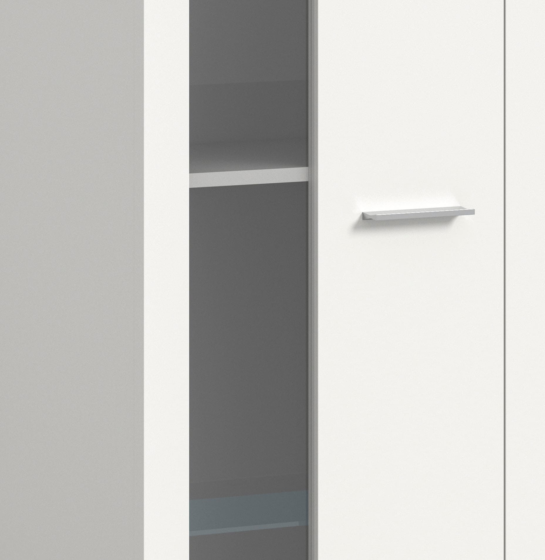 INOSIGN Wohnwand »Aosta, Breite 330cm, best. aus Highboard, Lowboard, Wandboard, Vitrine« 4 Stk. tlg.