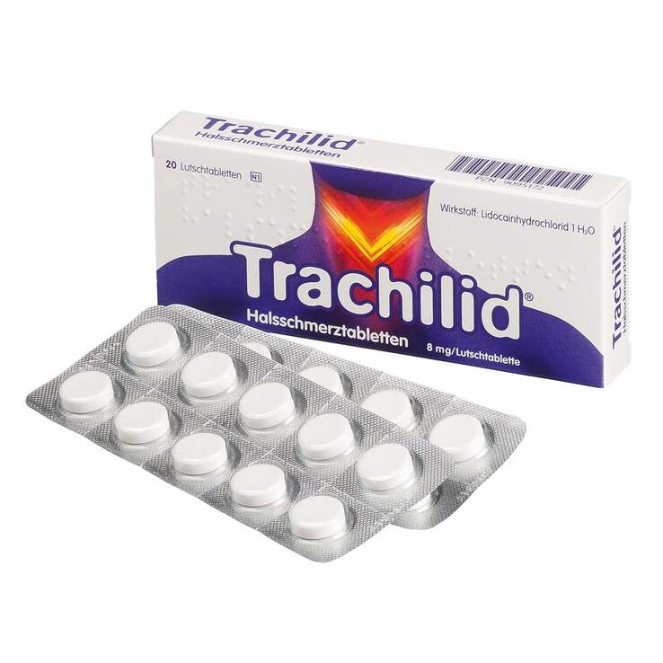 Trachilid® Halsschmerztabletten Lutschtabletten, 20 St