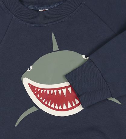TIERE Sweatshirt - DYRBellow - Navy m. Hai