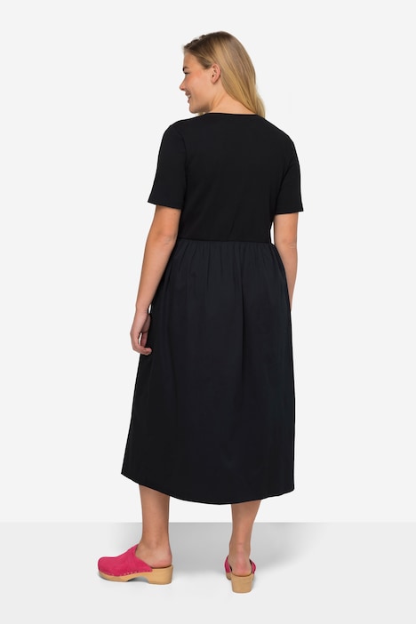 Kleid, Jersey/Web, Halbarm, OEKO-TEX
