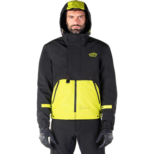 Alpinestars - Blouson Mootant Waterproof Noir / Jaune fluo