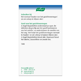 A.Vogel Oogtabletten 60TB