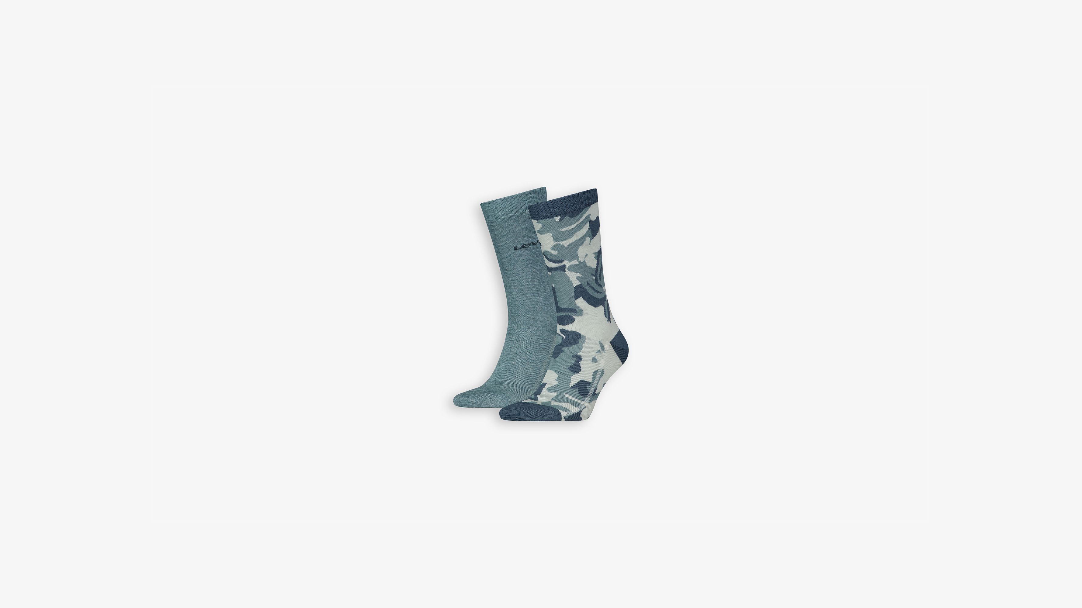 Levi's® chaussettes standard Camouflage - Lot de 2 - Trooper/Dark Slate - Multicolore
