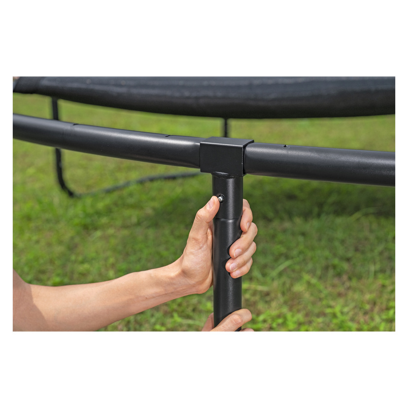 Trampoline med sikkerhetsnett Ø2,44 m