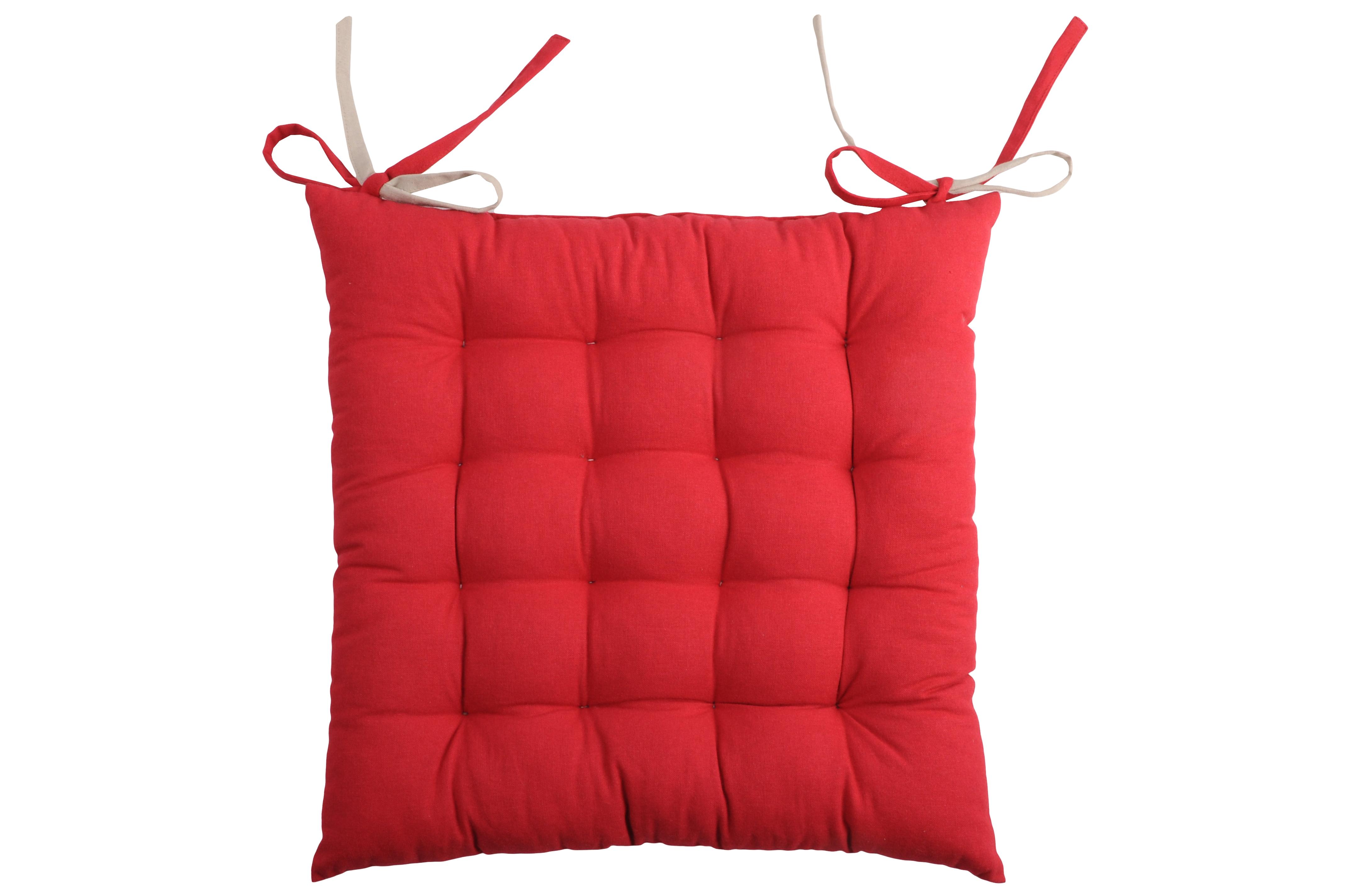 DUO GALETTE 16PTS 40X40 ROUGE LIN