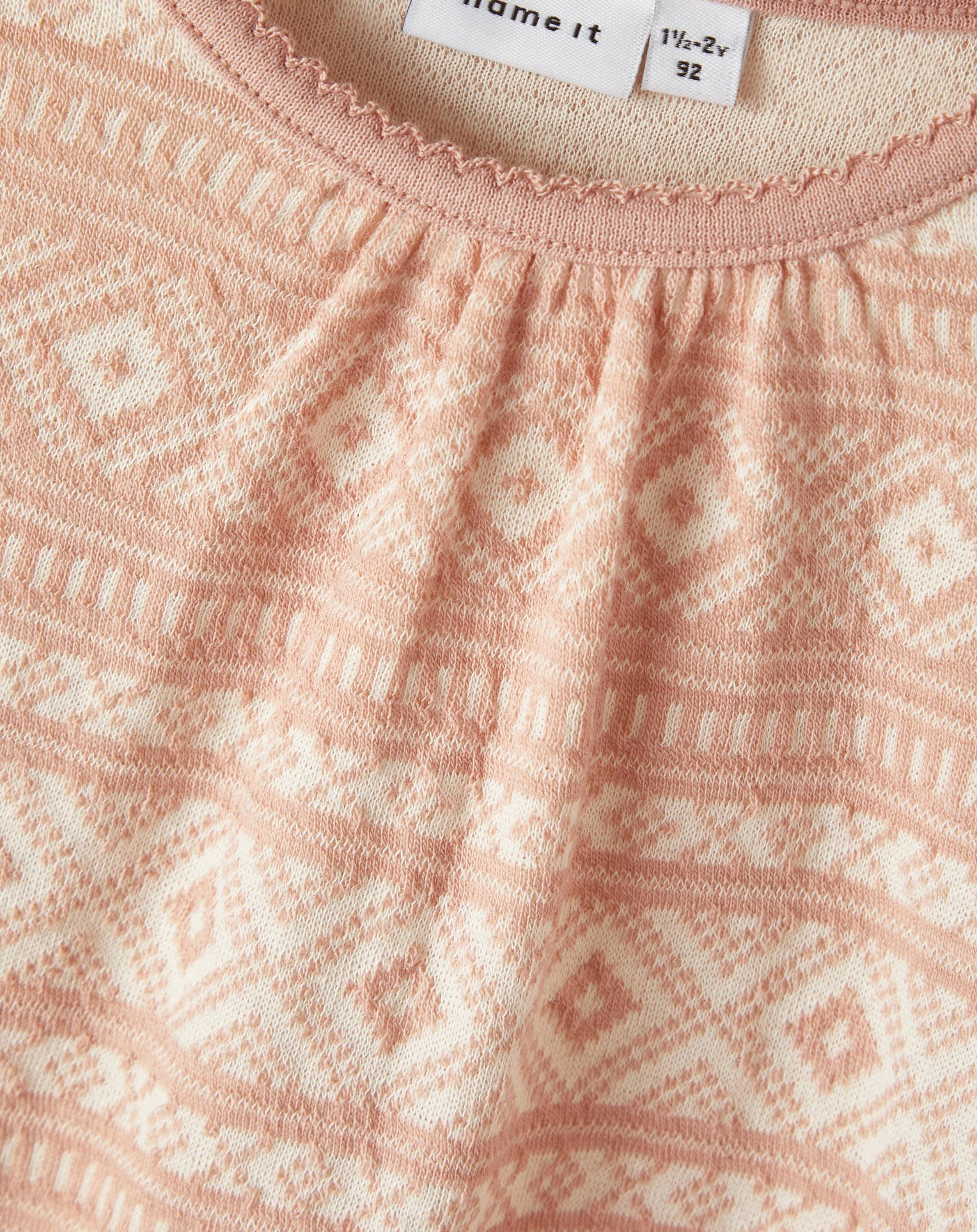 Jacquard-Langarmshirt NMFWUPSUS XXII in roebuck