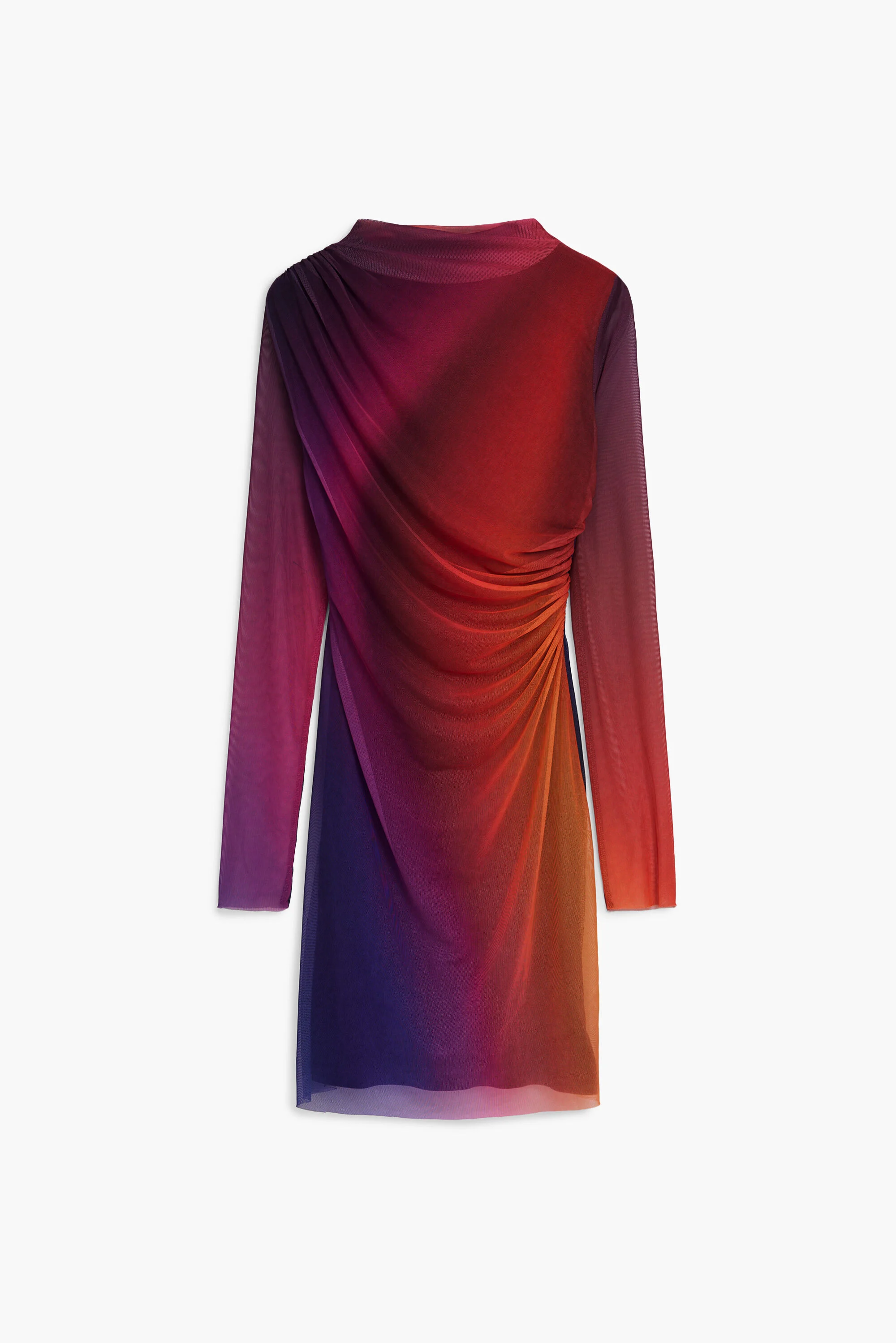 vestido curto degradê