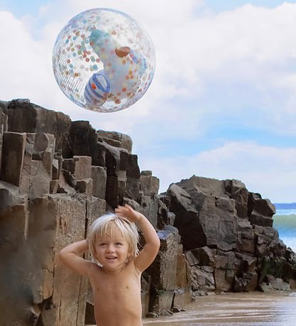 SunnyLife Wasserball - 35 cm - 3D - Sid Die Möwe
