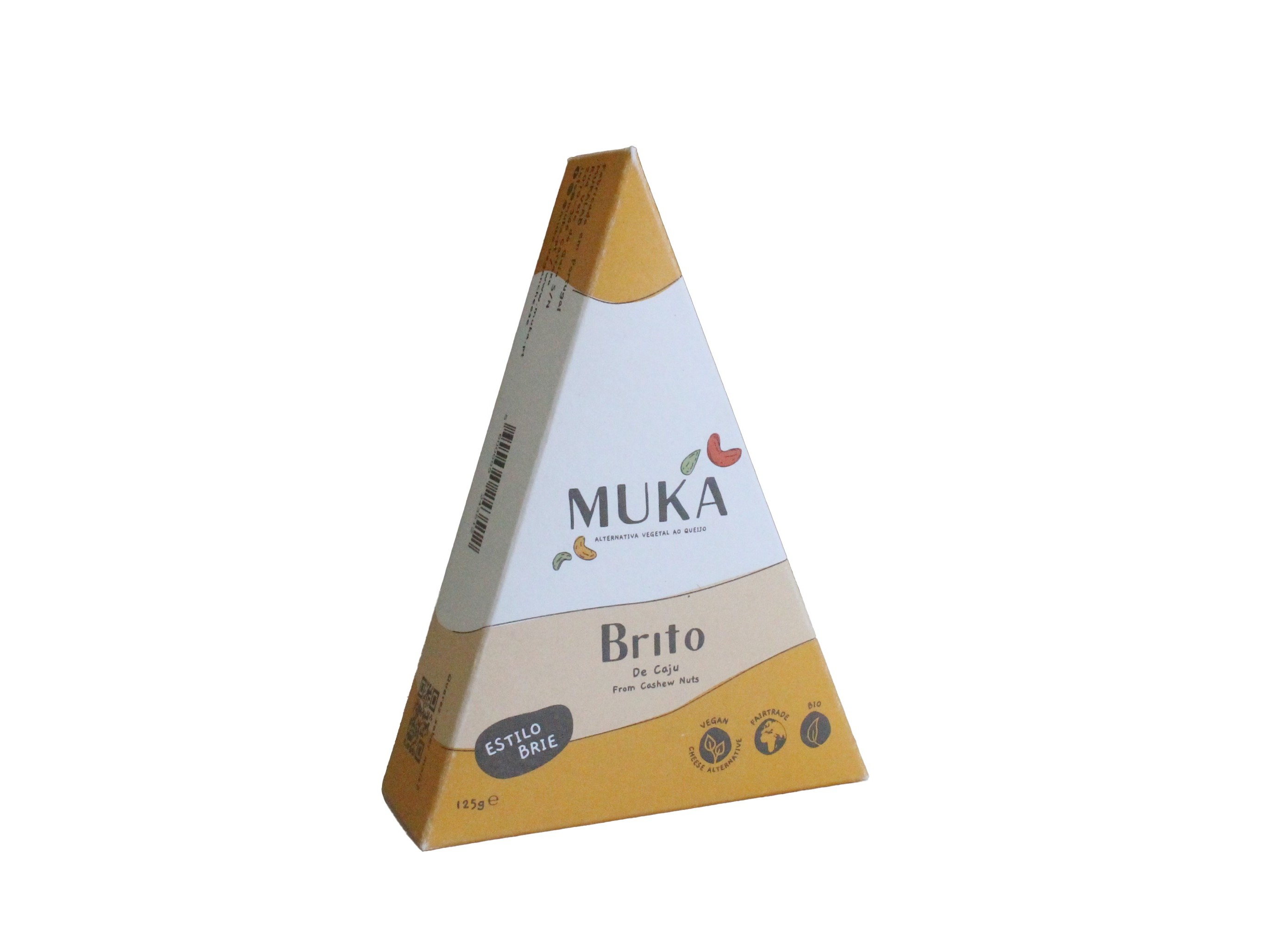 ALTERNATIVA VEGETAL AO QUEIJO MUKA BRITO DE CAJU 125G