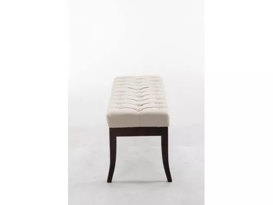 Banquette - Tissu & Bois - Crème - Ramses