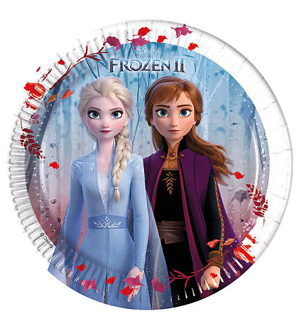 Decorata Party Pappteller - 8er-Pack - 19,5 cm - Frozen II